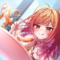 This is a pixiv picture whose title is 莉々華ちゃん.