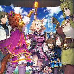 This is a pixiv picture whose title is 【ウマ娘】RTTTレース後.