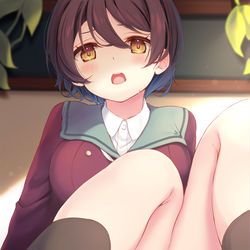 This is a pixiv picture whose title is モブ子ちゃんとタイミング.