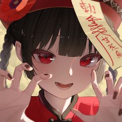 This is a pixiv picture whose title is The Laughing Girl.