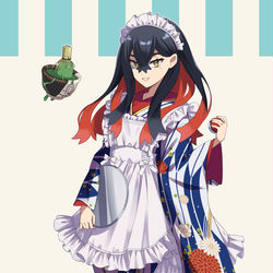 This is a pixiv picture whose title is 和服メイドなゼイユちゃん.