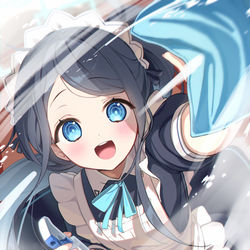 This is a pixiv picture whose title is メイドアリス.