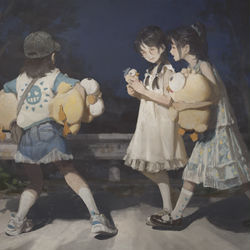 This is a pixiv picture whose title is 大量ゲット.