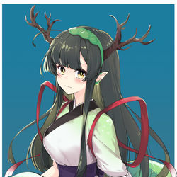 This is a pixiv picture whose title is ずん子竜.