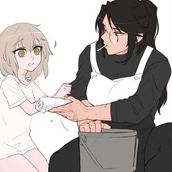 This is a pixiv picture whose title is しょうがい.