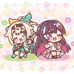 This is a pixiv picture whose title is あずいろ🍃⚒.