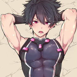 This is a pixiv picture whose title is ハンドレッド 如月ハヤト.