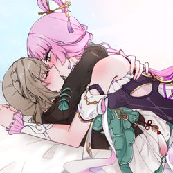 This is a pixiv picture whose title is Fu Xuan/Qingque.