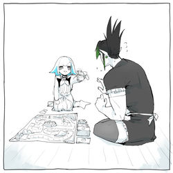 This is a pixiv picture whose title is 人生ゲーム.