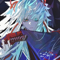 This is a pixiv picture whose title is 由井正雪.