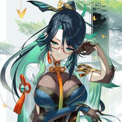 This is a pixiv picture whose title is 閑雲.
