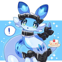 This is a pixiv picture whose title is FANART　パルワールド　めいどオコチョ.