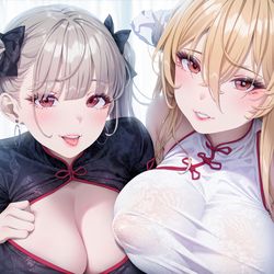 This is a pixiv picture whose title is 二人.