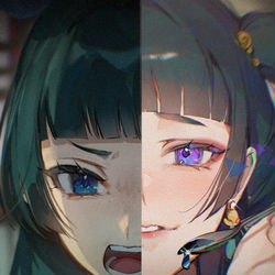 This is a pixiv picture whose title is 毒見役.