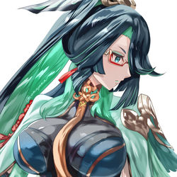This is a pixiv picture whose title is 閑雲.