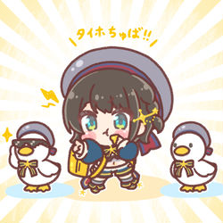 This is a pixiv picture whose title is ロリ大空警察さん🚨.