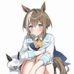 This is a pixiv picture whose title is 生脚魅惑のシュヴァち.