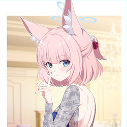 This is a pixiv picture whose title is パーティーの警護を要請され一般参加学生に扮するドレスニコの幻覚.