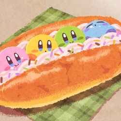 This is a pixiv picture whose title is コッペパン.