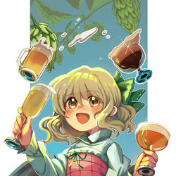 This is a pixiv picture whose title is ビール.