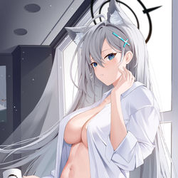 This is a pixiv picture whose title is シロコテラー.