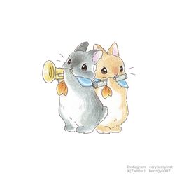 This is a pixiv picture whose title is うさぎさんの部活シリーズ〜その2〜.