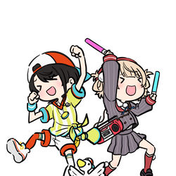 This is a pixiv picture whose title is 母と娘.