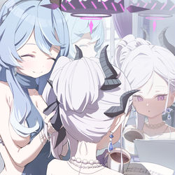 This is a pixiv picture whose title is ドレス.