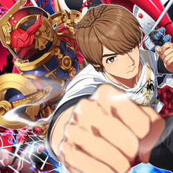 This is a pixiv picture whose title is ビルド NEW WORLD 仮面ライダークローズ5周年！.