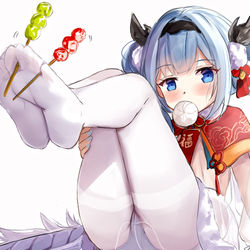 This is a pixiv picture whose title is 指挥官，你要吃那一根呢？.