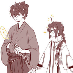 This is a pixiv picture whose title is 伊剣ちゃんまとめ②.