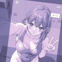 This is a pixiv picture whose title is セルフィーちゃん.