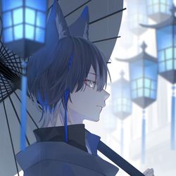 This is a pixiv picture whose title is たまに何も考えずに歩きたくなる.