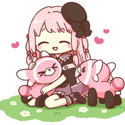 This is a pixiv picture whose title is ういちゃんとヌイコグマ.