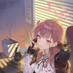This is a pixiv picture whose title is ブルアカ 陸八魔アル.