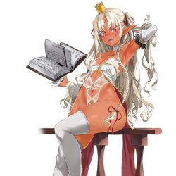 This is a pixiv picture whose title is ダークエルフのメルセデス.
