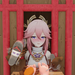 This is a pixiv picture whose title is “请随意使用~”.
