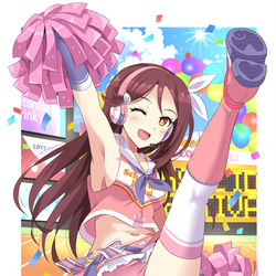 This is a pixiv picture whose title is リクエスト：チア梨子.