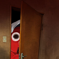 This is a pixiv picture whose title is 「ぶふー」.