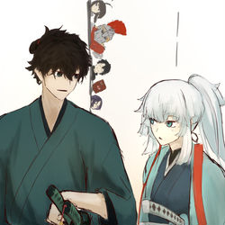 This is a pixiv picture whose title is てぇてぇなぁ....