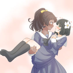 This is a pixiv picture whose title is お姫様抱っこ.