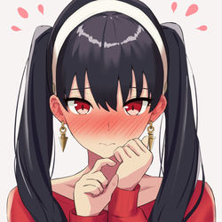 This is a pixiv picture whose title is ヨルさん（ツインテール）.