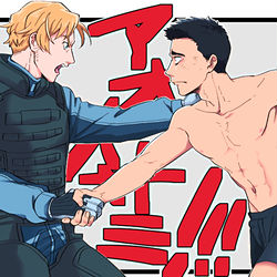 This is a pixiv picture whose title is 2話.
