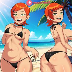 This is a pixiv picture whose title is Gwen Tennyson // Ben 10.