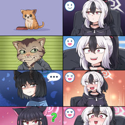 This is a pixiv picture whose title is 난 고양이 좋아한다고!.