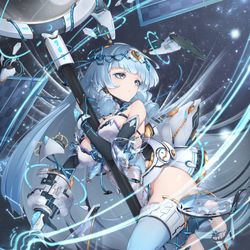 This is a pixiv picture whose title is 【仕事絵】Z/X ムーン・サテライト カグヤ.