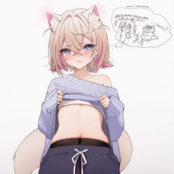 This is a pixiv picture whose title is Mococo Belly.