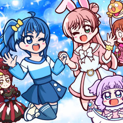 This is a pixiv picture whose title is また会う日まで☆ヒーローガール！.