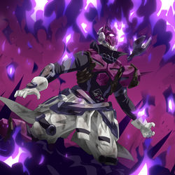 This is a pixiv picture whose title is 黒い炎.