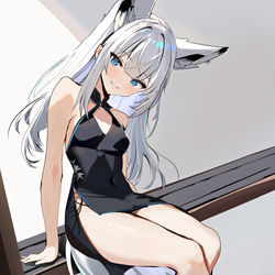 This is a pixiv picture whose title is 江風（チャイナ服）.